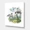 Designart - Vintage Birds In The Wild I - Traditional Canvas Wall Art Print